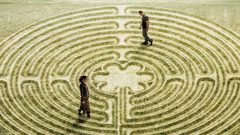A prayer labyrinth