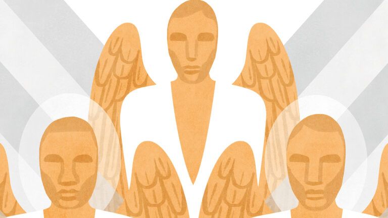 Illustration of three angels
