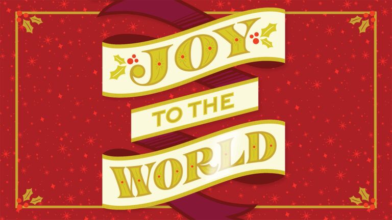 Joy to the World; illustration by Jessica Hische