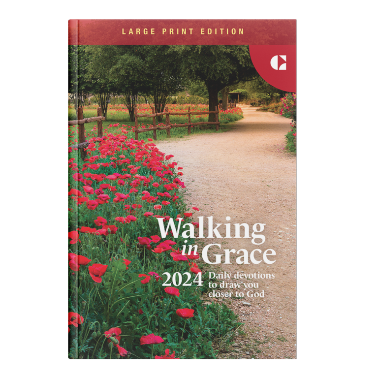 Walking in Grace 2024 Softcover - Large Print-0