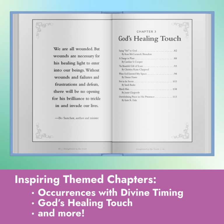 God's Constant Presence Book 1: Strengthened by His Touch-27596