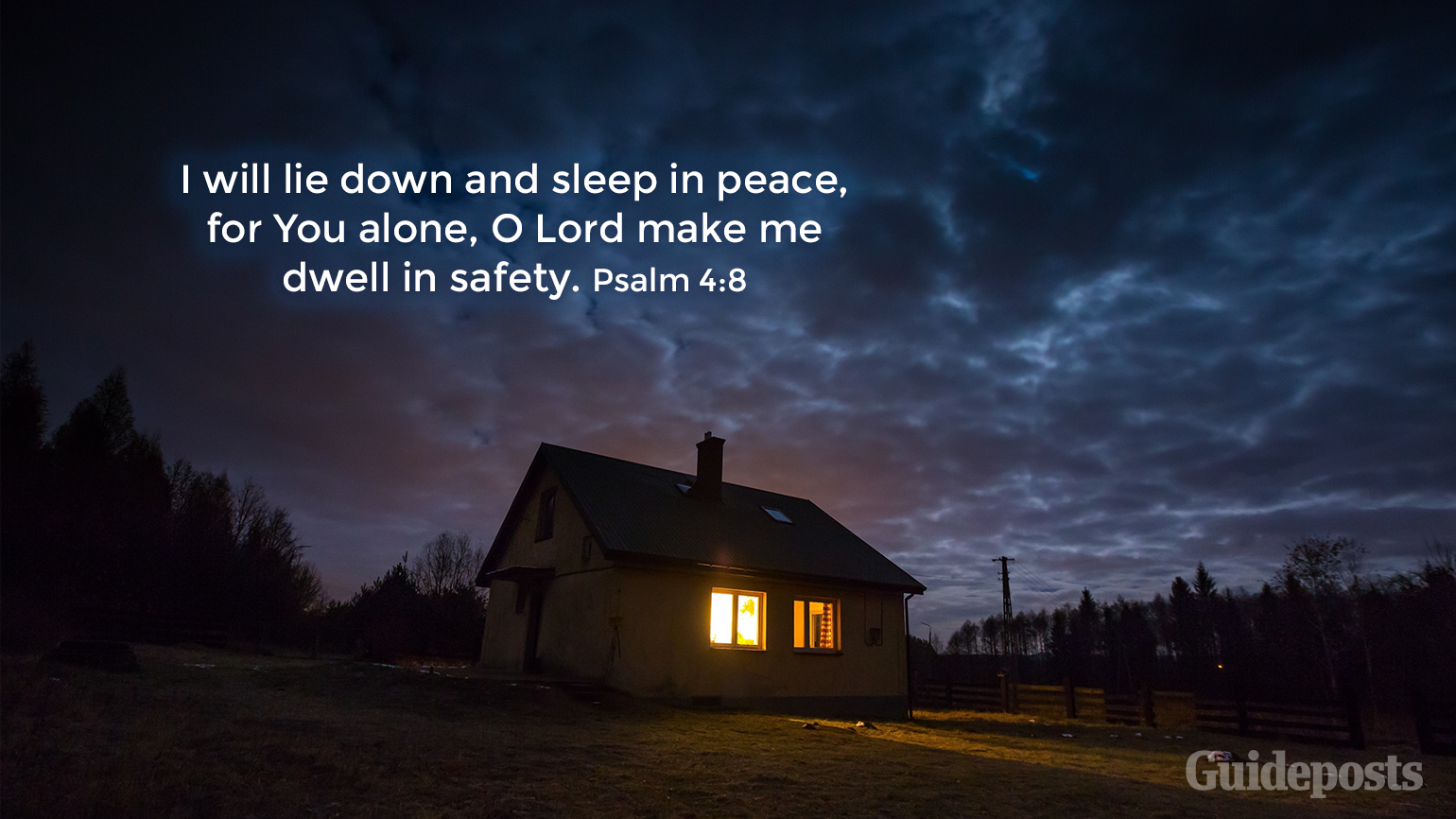 7 Bible Verses for a Good Night's Sleep "I will lie down and sleep in peace, for You alone, O Lord make me dwell in safety." Psalm 4:8 Faith Prayer Bible Resources